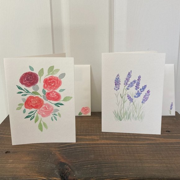 Floral Watercolor Cards - Picture 2 of 4